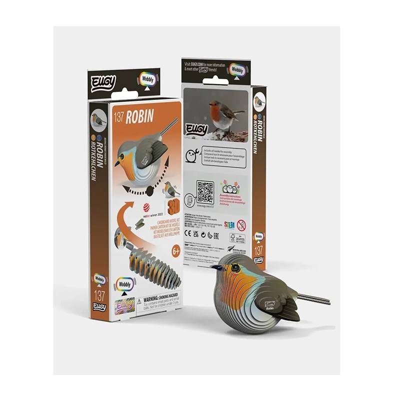 Eugy Puzzle 3D Pájaro Robin - Imagen 1