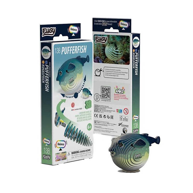 Eugy Puzzle 3D Pez Globo - Imagen 1