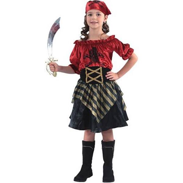 Disfraz Pirata Roja 7-9 Años - Imagen 1