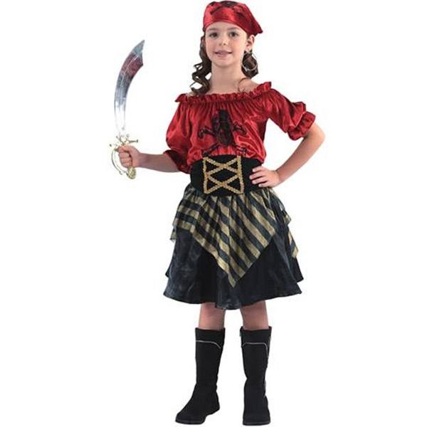 Disfraz Pirata Roja 10-12 Años - Imagen 1