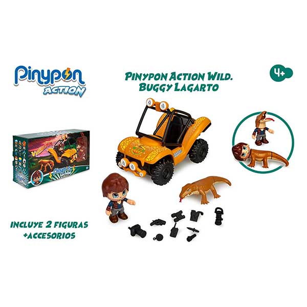 Pinypon Action Wild Buggy Lagarto - Imagen 4