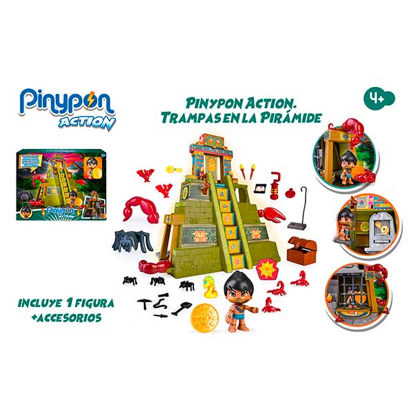 Pinypon Action Pirâmide com armadilhas - Imagem 5