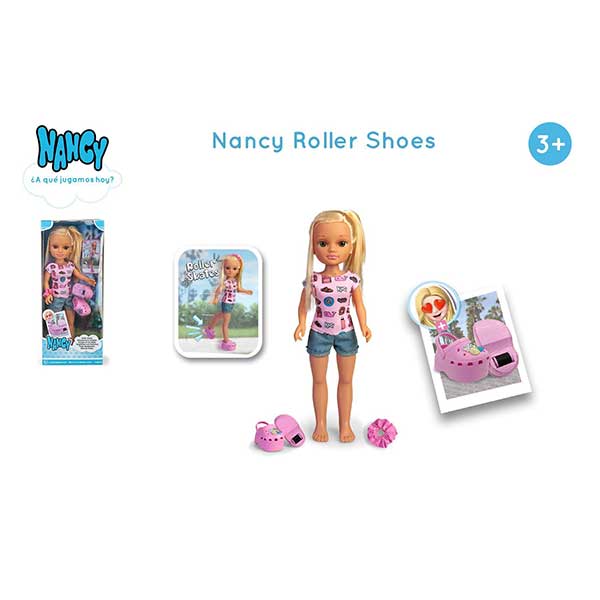 Nancy Boneca Roller Shoes - Imagem 3
