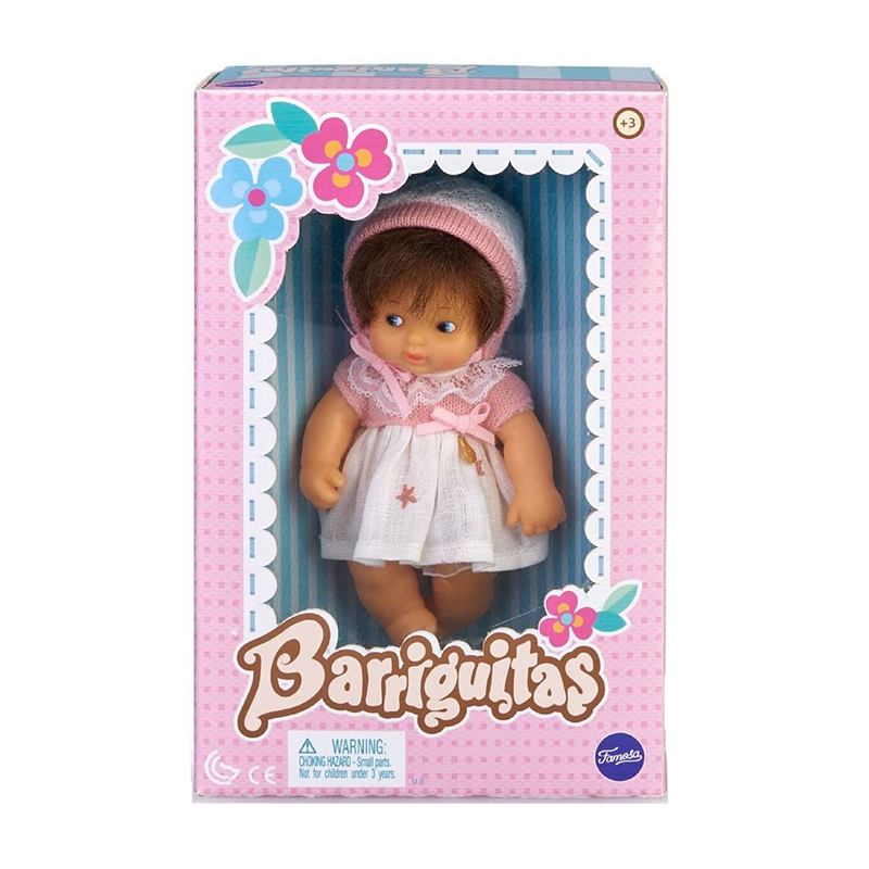 Barriguitas Boneca com Vestido Branco e Rosa