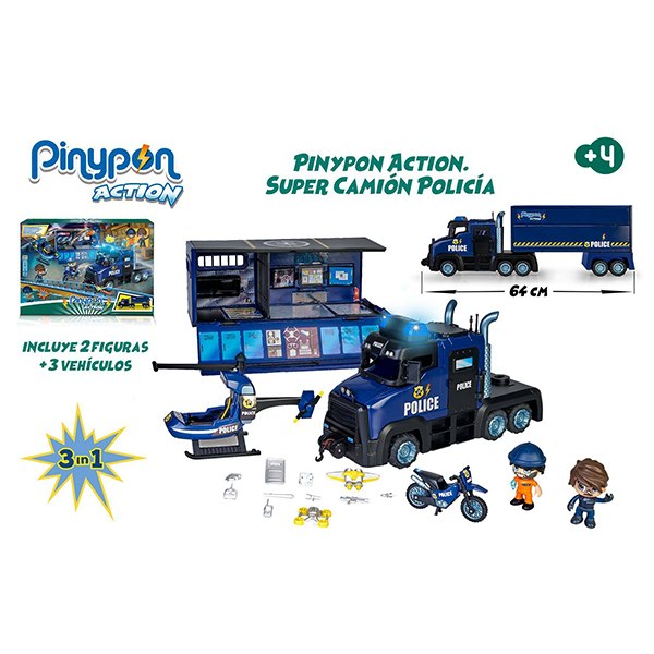 Pinypon Action. Súper Camión Policía - Imatge 3