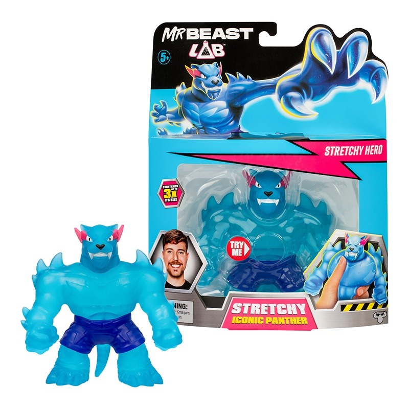 Mr. Beast Muñeco Stretchy Hero Iconic Panther
