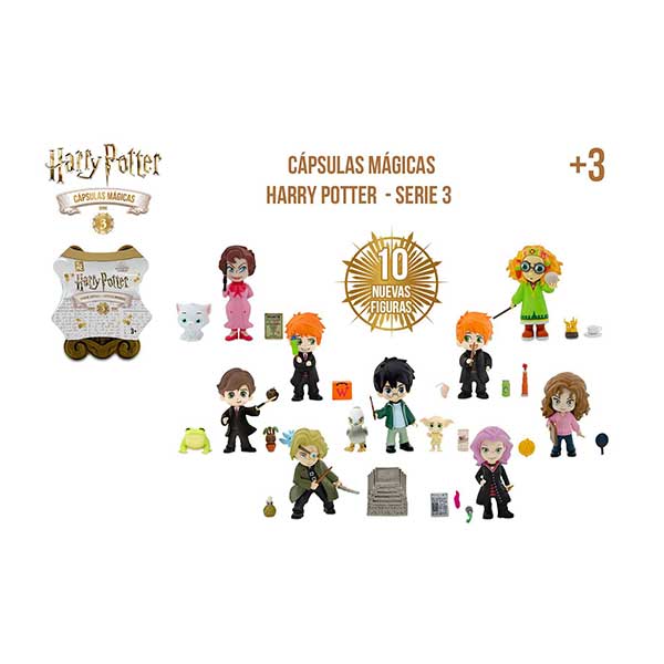 Harry Potter Figura Cápsula Mágica Serie 3 - Imagem 3