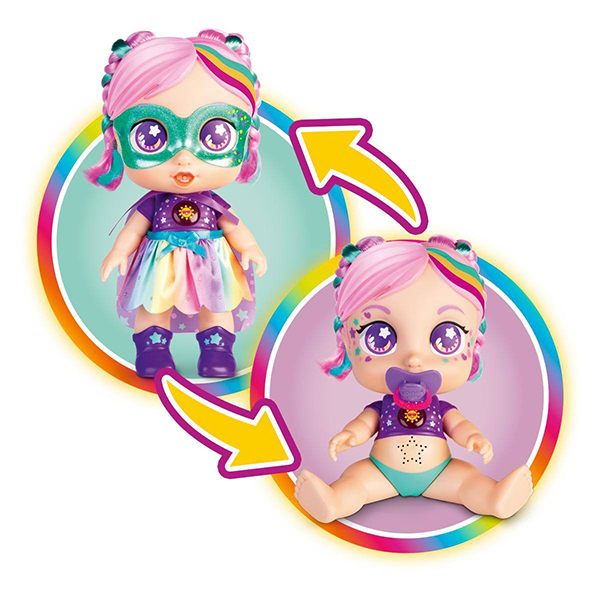 Super Cute Rainbow Party Doll 26cm - Imagem 3