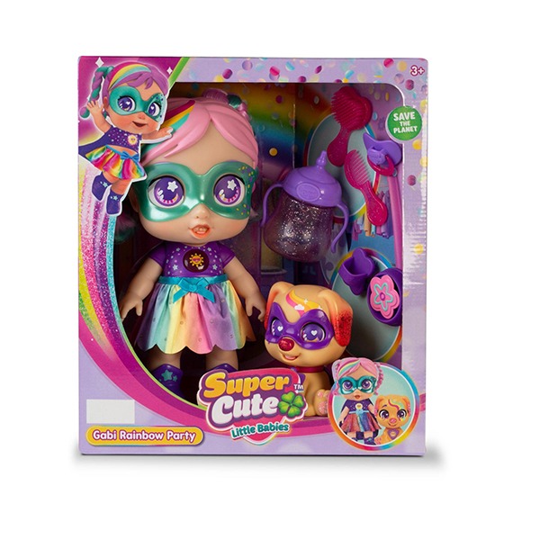 Super Cute Muñeca Rainbow Party Doll 26cm - Imagen 8