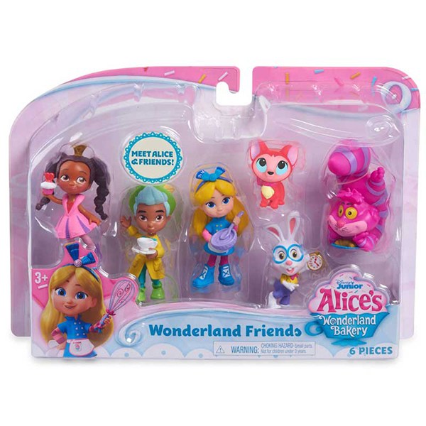 Pack 6 Figuras Alice e seus amigos - Imagem 1