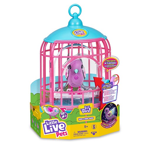 Little Live Pets - Jaula Pájaro Parlanchín - Imagen 1