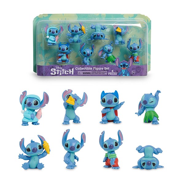 Disney Stitch Pack 8 Figuras - Imagem 1