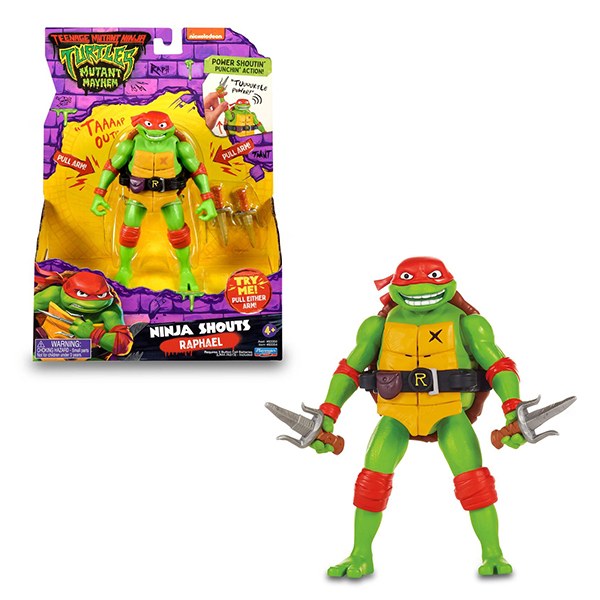 Tortugas Ninja Figura Raphael Deluxe TMNT - Imagen 1