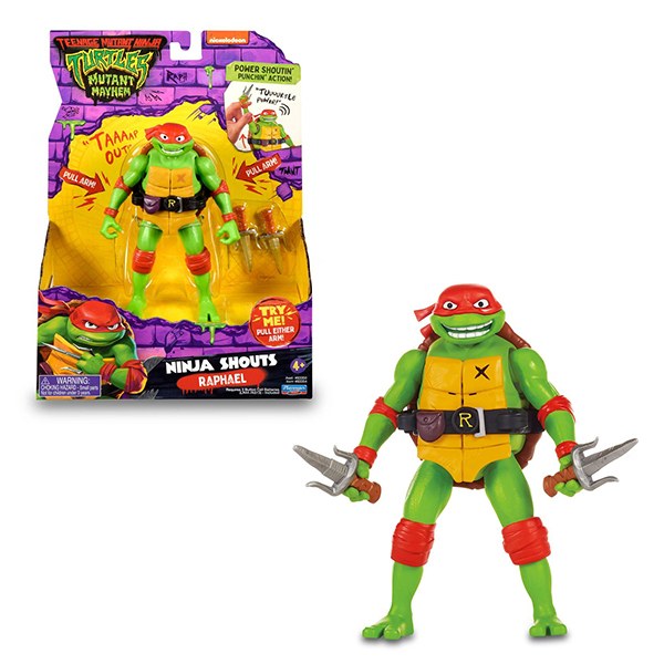 Tartarugas Ninja Figura Raphael Deluxe TMNT - Imagem 1