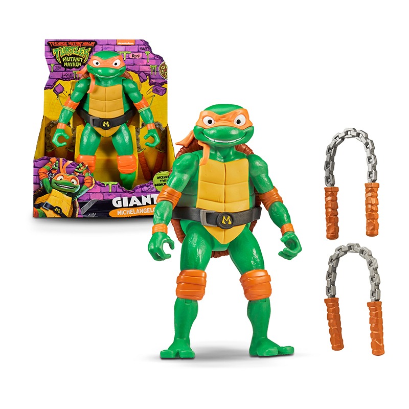 Tortugas Ninja Figura Gigante Michaelangelo 30cm - Imagen 1