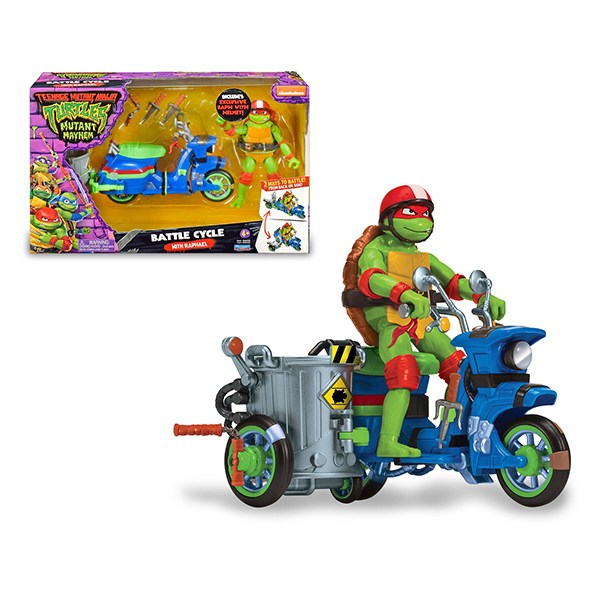 Tortugas Ninja Vehículo con Figura Raphael TMNT - Imagen 3