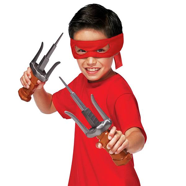 Tartarugas Ninja Role Play Máscara e Acessórios Raphael TMNT - Imagem 2