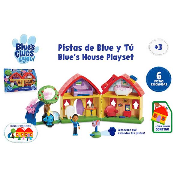 Pistas de Blue y Tú Blue's House Playset - Imagem 4