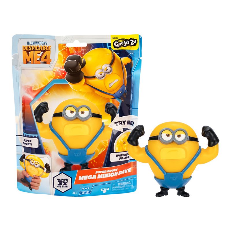 Goo Jit Zu Minions Dave Figura Stretchy