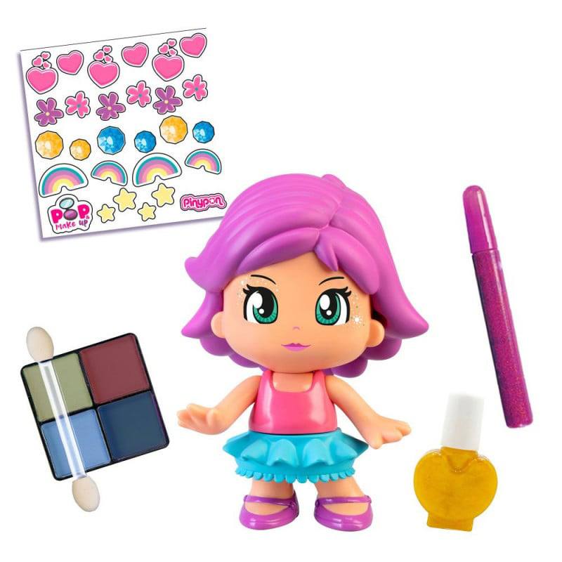 Figura e maquilhagem Pinypon Pop & Make Up - Imagem 1