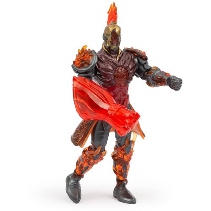 Figura Gormiti Punho de Chama de Ar com Arma 15cm