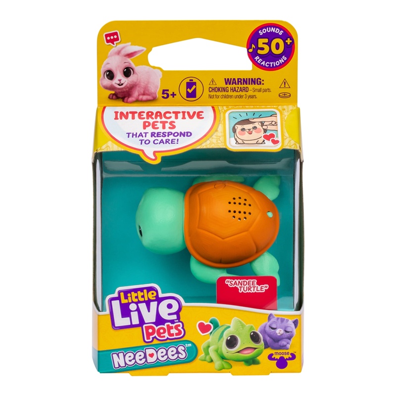 Little Live Pets NeeDees Turtle Sandee - Imagem 1