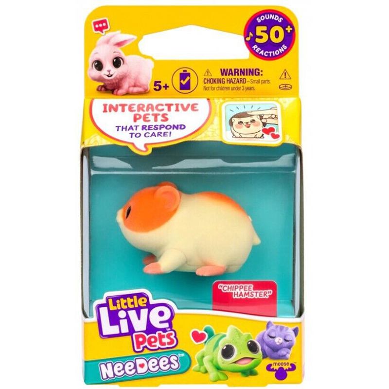 Little Live Pets NeeDees Hamster Chippee - Imagem 1