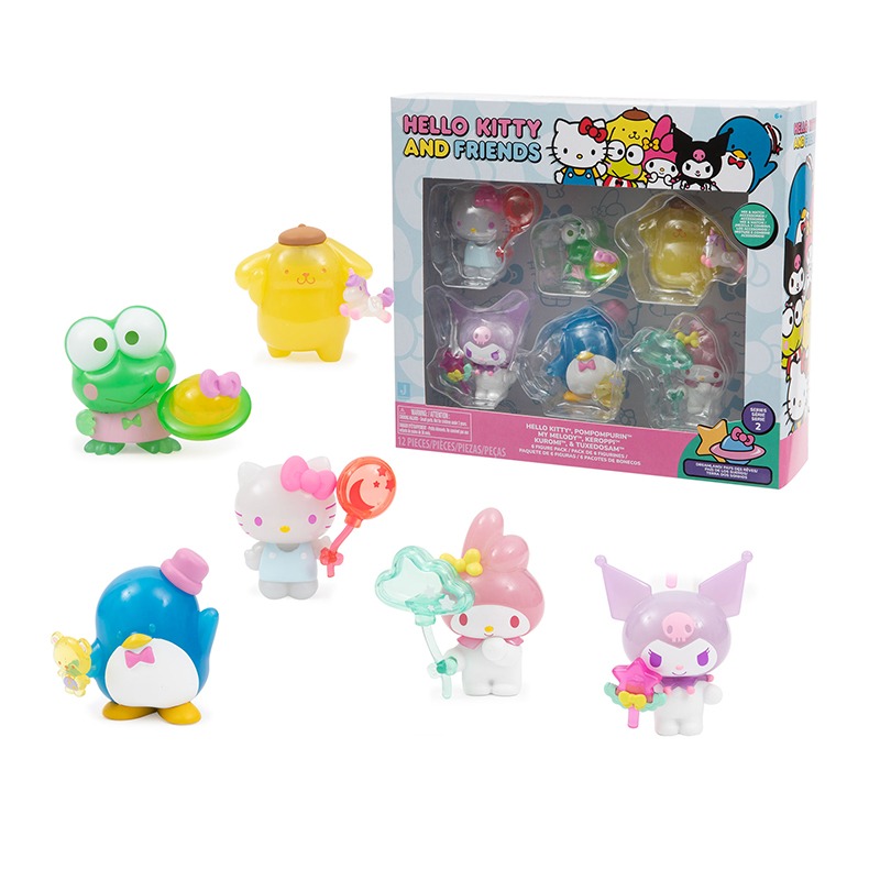Hello Kitty Pack 6 Figuras 5cm