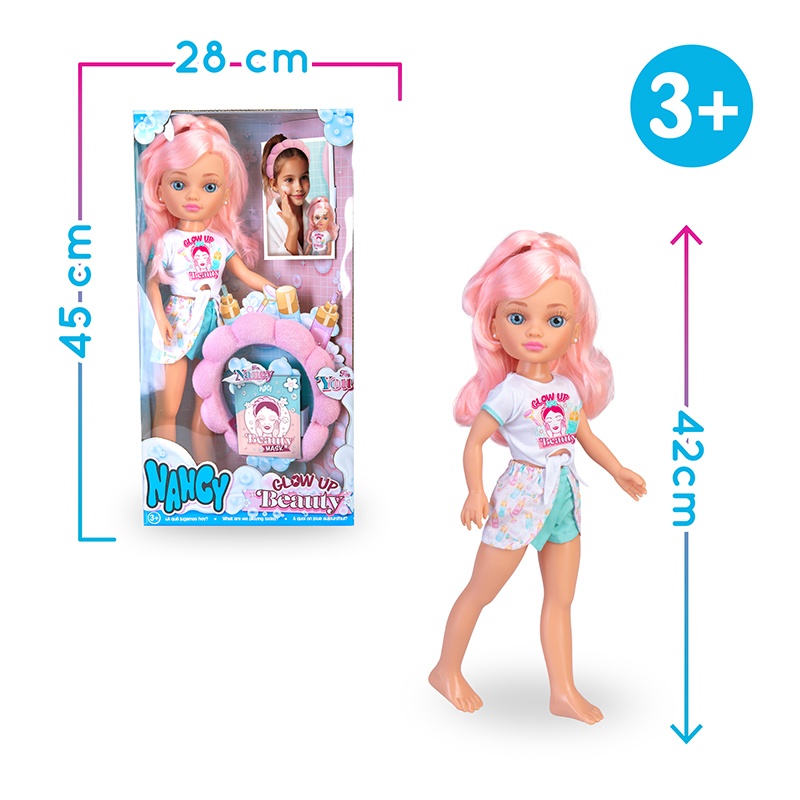 Boneca Nancy Glow Up Beauty - Imagem 1