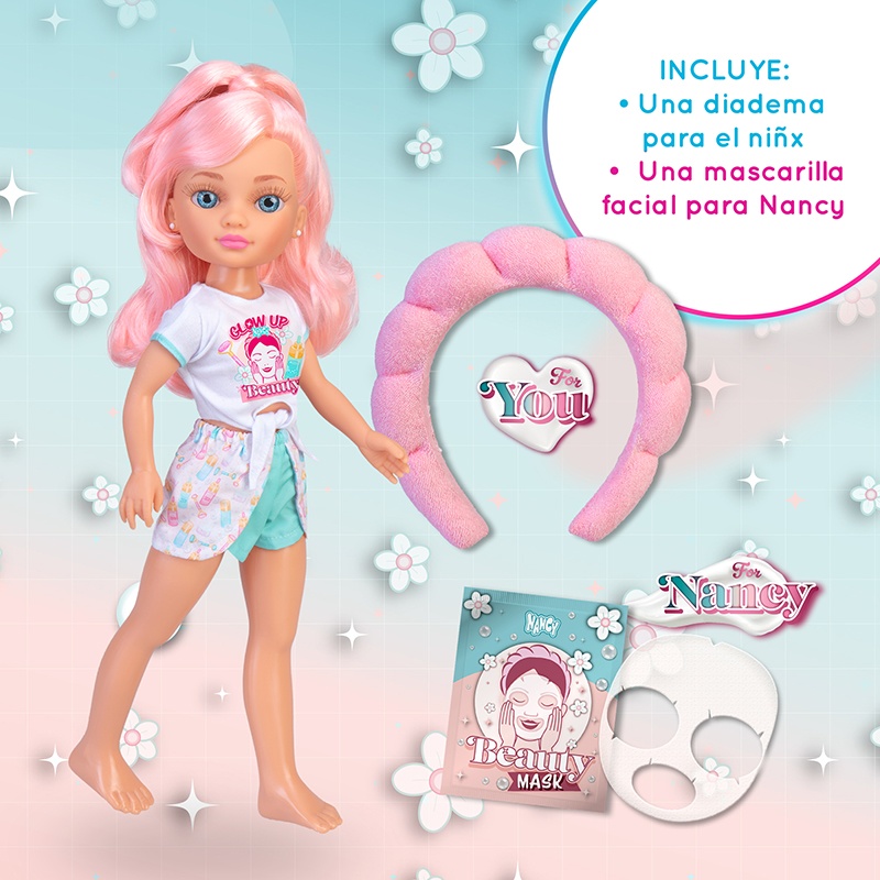 Boneca Nancy Glow Up Beauty - Imagem 4