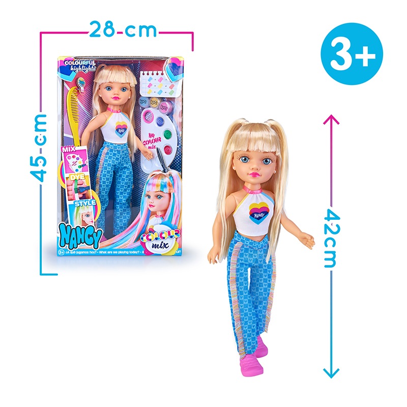 Boneca Nancy Colour Mix - Imagem 1