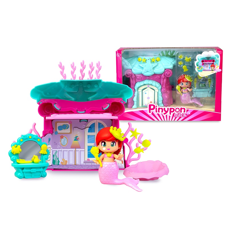 Figura Pinypon Casa do Mar Sereia