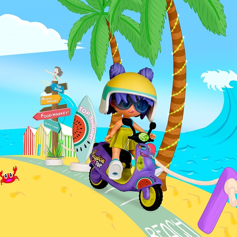 Pinypon TOP Moto Girls - Imagem 1