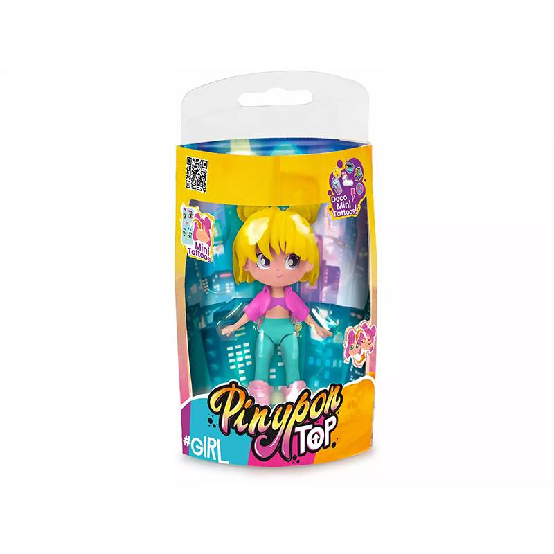 Pinypon TOP Girls Figura Cabello Ros