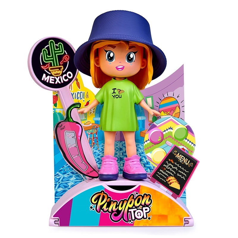 Pinypon TOP Girl Figura Mexican Foody