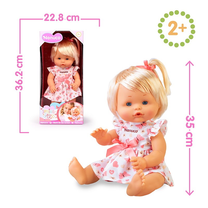 Boneca Nenuco Vestido de Primavera - Imagem 4
