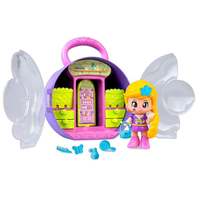 Figura Pinypon Bolsa Lila Rapunzel