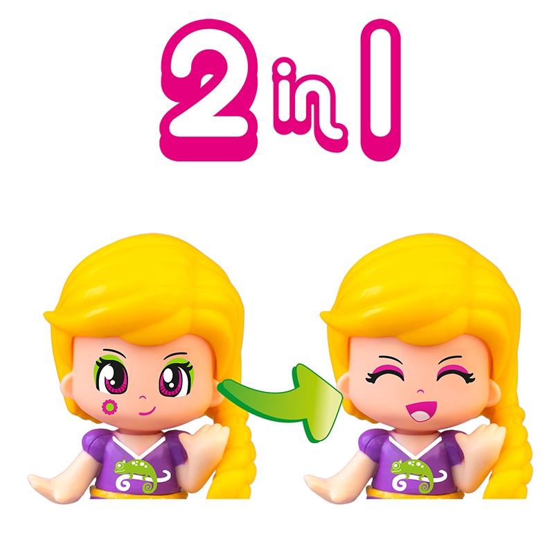 Figura Pinypon Bolsa Lila Rapunzel - Imagem 3