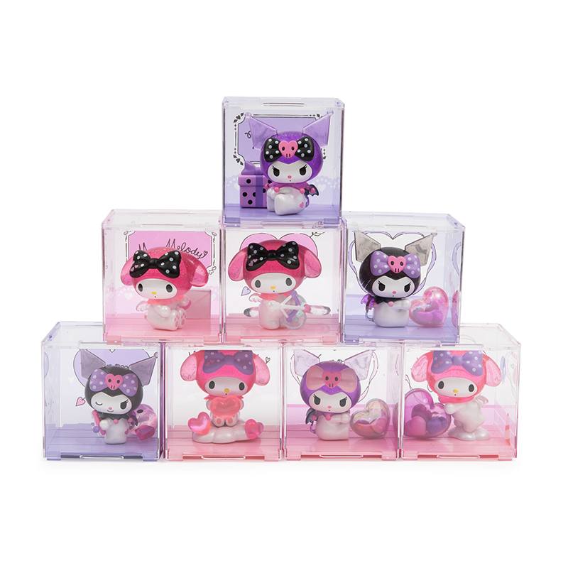 Hello Kitty MiniBox Figura Kuromi & My Melody - Love Story - Imagen 1