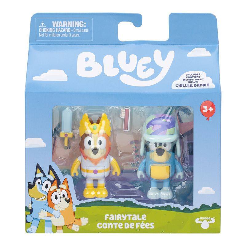 Bluey Pack 2 Figuras Chilli y Bandit