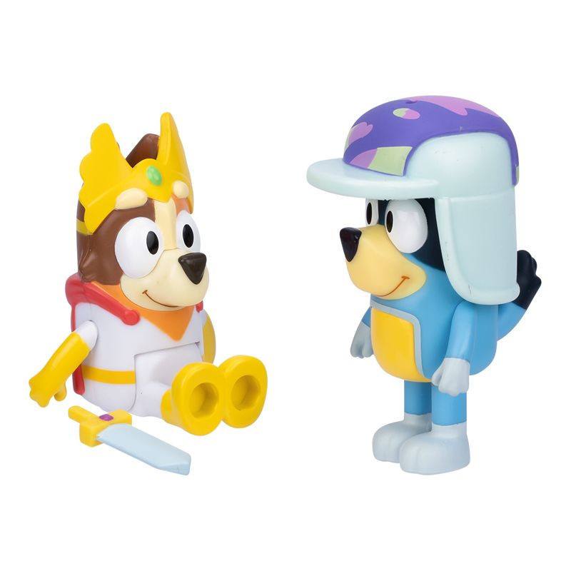 Bluey Pack 2 Figuras Chilli e Bandit - Imagem 1
