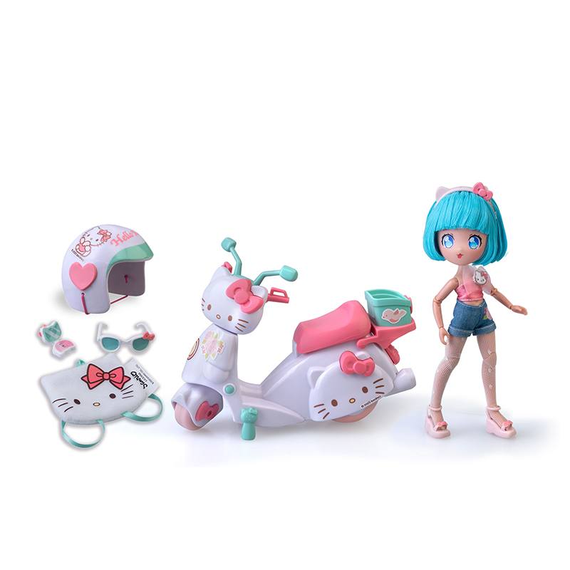 Hello Kitty Muñeca Moto Pretty Pink - Imagen 1