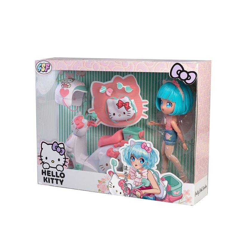 Hello Kitty Muñeca Moto Pretty Pink - Imagen 6