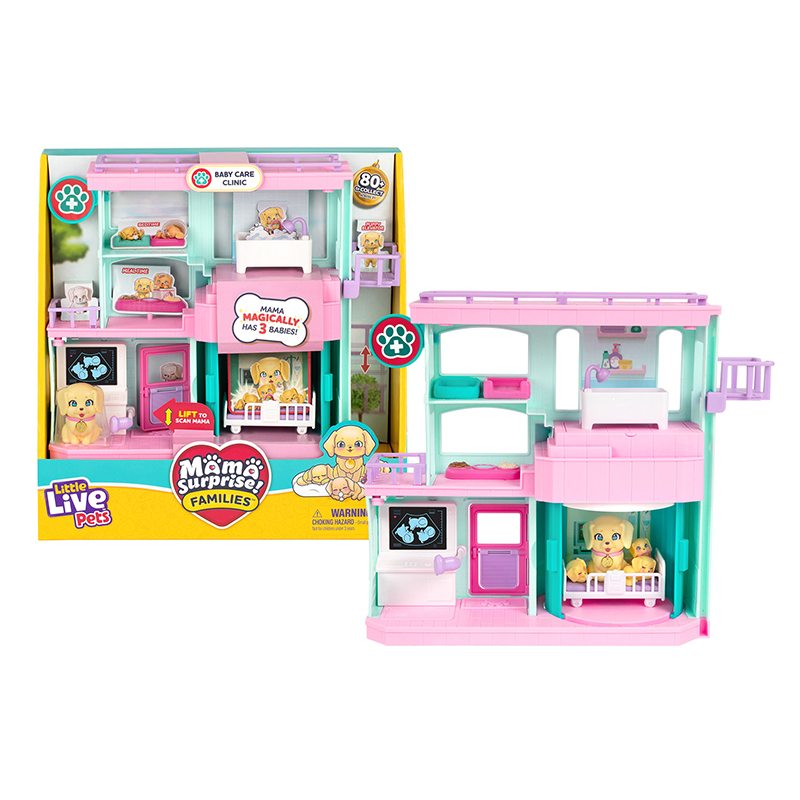 Little Live Pets Mini Mama Surprise Clínica - Imagem 1