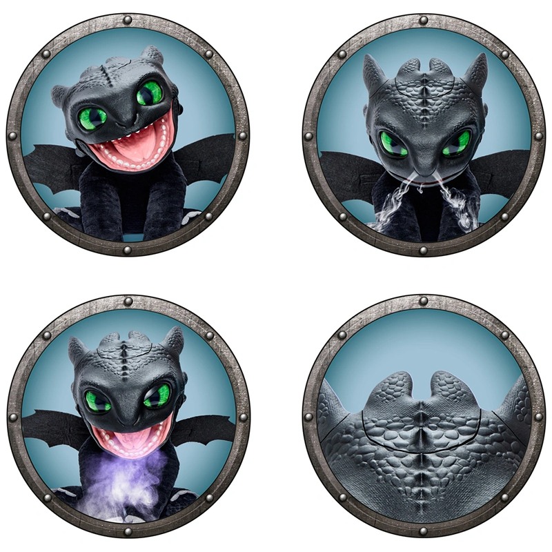Como Entrenar a tu Dragón - Peluche interactivo Real FX Toothless - Imagen 2