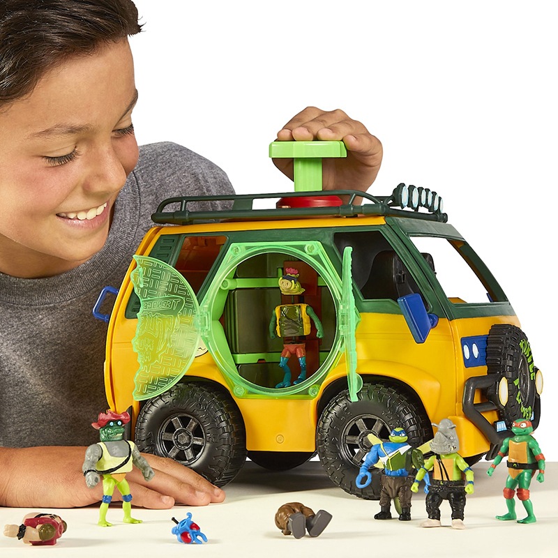 Tartarugas Ninja - Carrinha Mutation Station com 6 figuras - Imagem 1