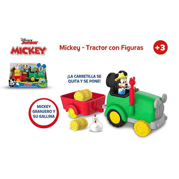 Mickey Tractor con Figuras - Imagen 2