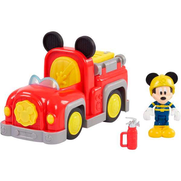 Mickey Mouse Figura Articulada con Vehículo - Imagen 1