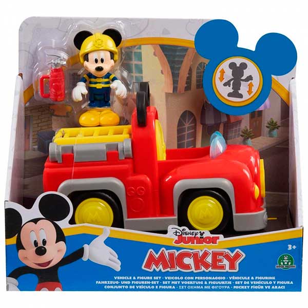 Mickey Figura articulada e veículo - Imagem 1