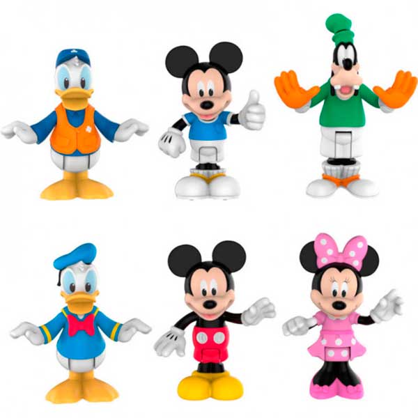 Mickey Figura Articulada 7cm - Imagem 1